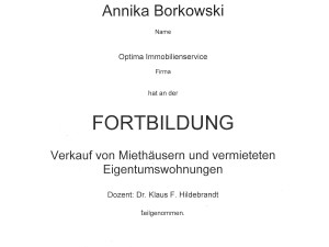Wissensupdate: Verkauf von Miethäusern u. vermieteten Eigentumswohnungen